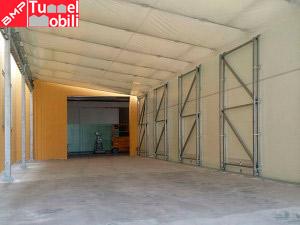 coperture mobili in pvc: dettaglio controtelo interno