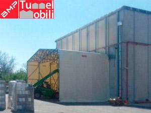 coperture industriali mobili a Napoli grazie a Tunnel Mobili srl per dical coperture industriali in pvc