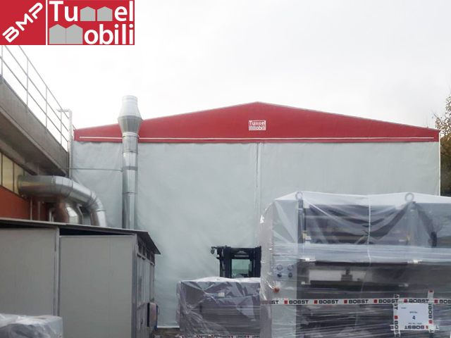 Capannoni In Telo Per Bobst Italia A Firenze Tunnel Mobili