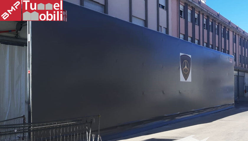 tunnel pvc polizia cagliari