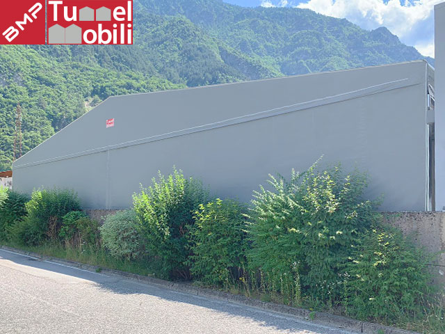 Tunnel pvc bifalda sospesa