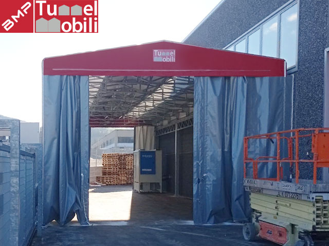 Coperture in pvc nelle Marche: nuova realizzazione di Tunnel Mobili